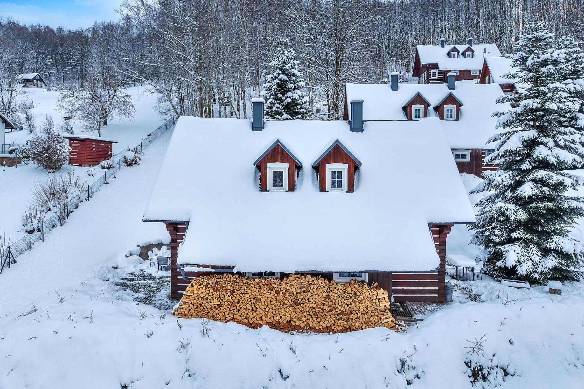 Modern chalet Na Zlatníku Zlata Olesnice  Exterior foto