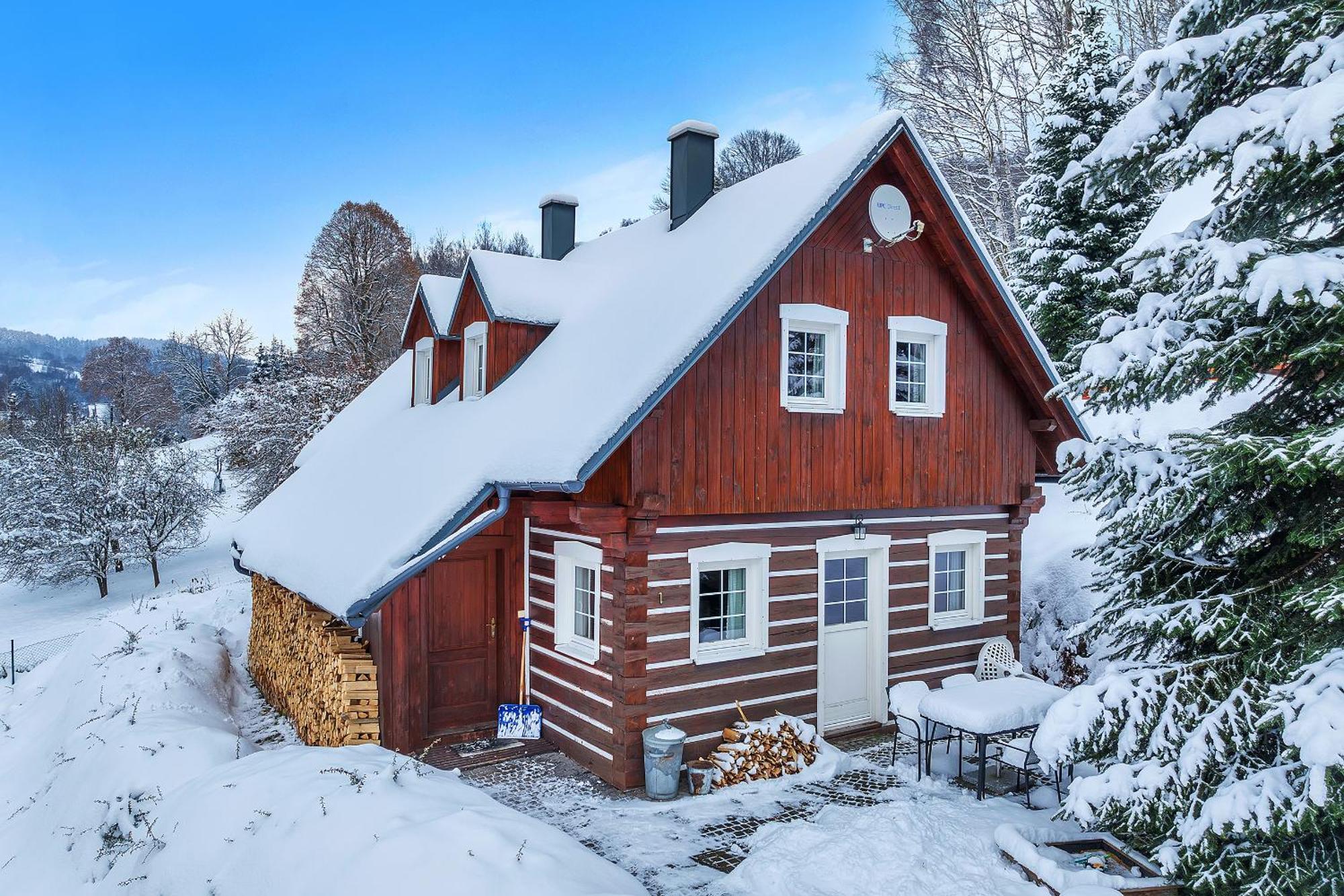 Modern chalet Na Zlatníku Zlata Olesnice  Exterior foto